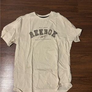 Reebok Men's Beige Graphic Tee